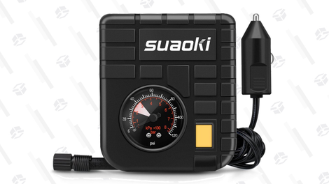 SUAOKI DC 12V Portable Mini Air Compressor Tire Inflator | $12 | Amazon | Promo code EAYMKB3Z